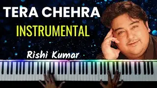 Tera Chehra Piano Instrumental | Karaoke | Adnan Sami | Ringtone | Notes | Hindi Song Keyboard