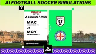 MACARTHUR vs MELBOURNE CITY FC ⚽ A-League Men 2025/26 Matchday 14 🟩 FC 26 Simulation