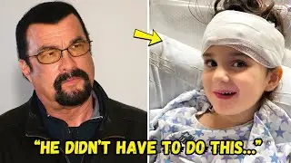 A Girl With Cancer Asked to Meet Her Hero Steven Seagal &mdash; What He Did Next Brought Everyone to Tears