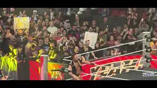 The Entrance Of L..A...Knight! YEAH! #WWEGlendale