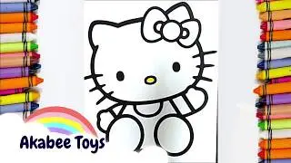 Coloring Page Hello Kitty | Painting Hello Kitty Colouring Pages for Children