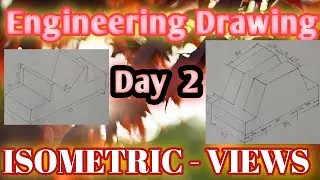 ENGINEERING DRAWING /DAY 2 ISOMETRIC VIEW/ SHREE SHYAM LAKHDATAR 111 #engineeringdrawing #drawing 
