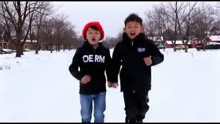 Running outside in winter