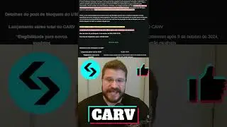 AIRDROP CARV: OPORTUNIDADE PARA AUMENTAR OS SEUS TOKENS! Staking Criptomoeda CARV na Bitget