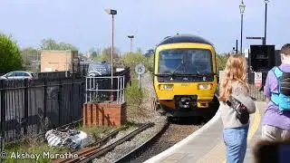 2 Coach train! GWR class 165 DMU arrives at Windsor & Eton Central station