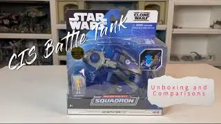 Star Wars Micro Galaxy Squadron Series 8 Chase AAT Battle Tank CIS Toy Unboxing and Review