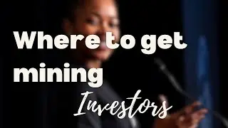 💰 Finding Investors for Mining Companies Africa| South Africa YouTuber