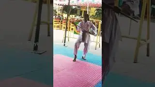 weapon kata13 to14 years girls #karatekid #karate
