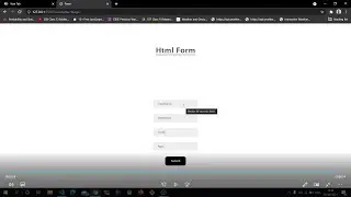 How to create simple "submit form" using HTML and CSS