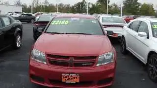 2014 Dodge Avenger SE Sedan Red for sale Dealer Dayton Troy Piqua Sidney Ohio | 26864