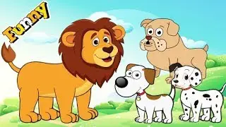 Colorful Game - Learning Animals - Hand Simulator - Cartoon for Kids