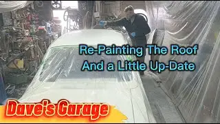 Ford Escort MK1 Restoration Project, Re-Painting the Roof, and an Update.