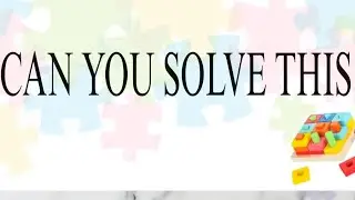 Dreaming is live ❤️ can you solve this math puzzle 🔥