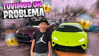 LLEVE A UN NIÑO A UNA RODADA EN EL LAMBORGHINI Y ESTABA LLOVIENDO HORRIBLE || ANDREA NAVARRO