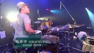 亀井亨 (GRAPEVINE)_sound check @ Zepp Nagoya, Nagoya, JAPAN.