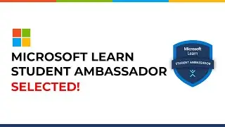 [SELECTED] Microsoft Learn Student Ambassador Application Video - Aamir Ali | 2023