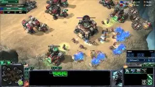 Starcraft 2 HotS Terran vs Zerg (CPU Very Hard), Akilon Wastes