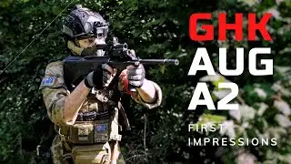 ONE INCREDIBLE GBBR! THE GHK AUG A2 - First Impressions & Gameplay