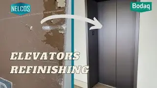 Elevators Refinishing | Exterior Refinishing with Bodaq Interior Film