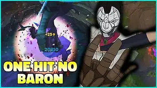 ONE HIT NO BARON - COMO FOI FAZER ISSO KKK - JHIN AP URF