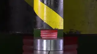 Hydraulic Press vs Hot Metal Spring #crushingtime #machine #hydraulicequipment