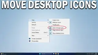 How To Move Desktop Icons Anywhere in Windows 10