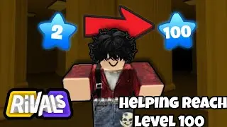 Helping My BROTHER Reach LEVEL 100 In Roblox RIVALS..