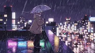 🌙 Late Night Study Music | 🎧 Lofi Hip Hop for Focus, Sleep & Calm | Rain Stream | The Japanese Town