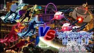 ￼Trevell, Sci-Trey, Trever, Treyson, and Terry vs Eggman and his robot armies