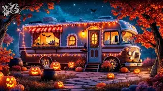 Жуткая жизнь в фургоне ведьмы 🌙 Музыка Хэллоуина 432 Гц и уютная атмосфера