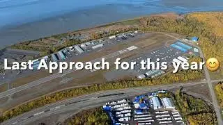 Approach runway 20R in Birchwood PABV