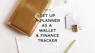 How to Set up a Planner as a Wallet and Finance Tracker