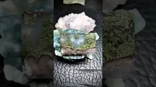 Scenic Moss Agate Cabochon. by cabochonsforyou.com, Size 40x24x6mm #mossagate #cabochon #gemstone
