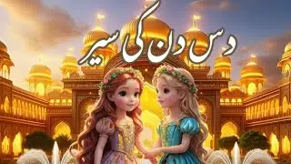 Two Princes Visited the Village & Enjoy 10 Days Their | Urdu Kahani | Do Shehzadiyan| #cartoonStory