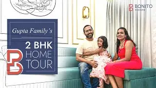 European Style Meets Modern Charm | 2BHK Interiors in Mumbai | Bonito Designs