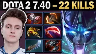 Phantom Assassin Pro Carry with 22 Kills and Satanic - Dota 2 Gameplay
