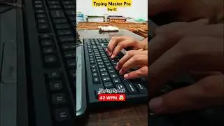 42 WPM 🤯 Typing Speed | Typing Master Pro | English typing#typing #ARP_0101