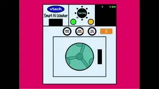 NEW VTech Front Load Washing Machine (WM10252025FL) 🥰🤗🩷