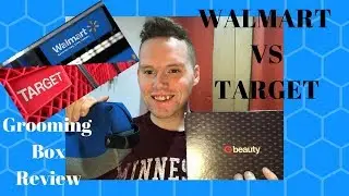 TARGET & WALMART MENS GROOMING BOXES