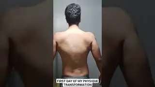 FIRST DAY OF BODY TRANSFORMATION (Amateur lifter)