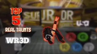 WR3D 2K21 TOP 5 NEW TAUNTS IN WR3D