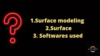 What is surface modeling | surface | software used for surface modeling | in tamil #tamil #design