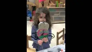 Interactive Butterfly string puppet
