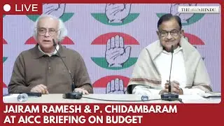 P. Chidambaram addresses Congress briefing at AICC office in New Delhi on key political issues