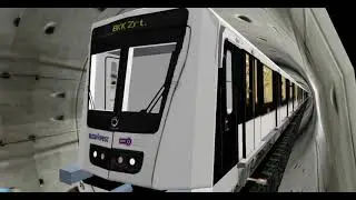 Openbve M4-es metró