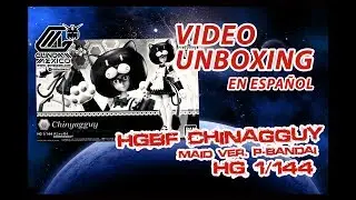 HGBF Chinagguy Maid Ver. HG 1/144 Unboxing en Espa&ntilde;ol