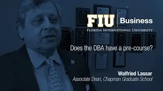 Does the DBA have a pre-course?