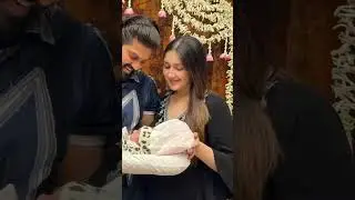 #Actor Arya & Sayyesa with cute baby 😍🥰😘#shorts#video