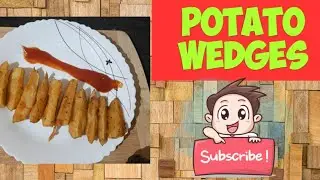 Potato Wedges |Crispy |Crunchy |Pizza Hut/Dominos Style Potato Wedges |Easy&Tasty Starter Recipe
