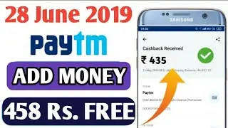 Add Money Paytm New Promocode 2019 || Paytm new Add Money ₹458  Offer